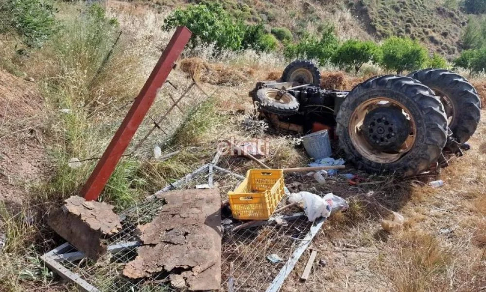 Ηράκλειο: Τον σκότωσε το τρακτέρ που οδηγούσε